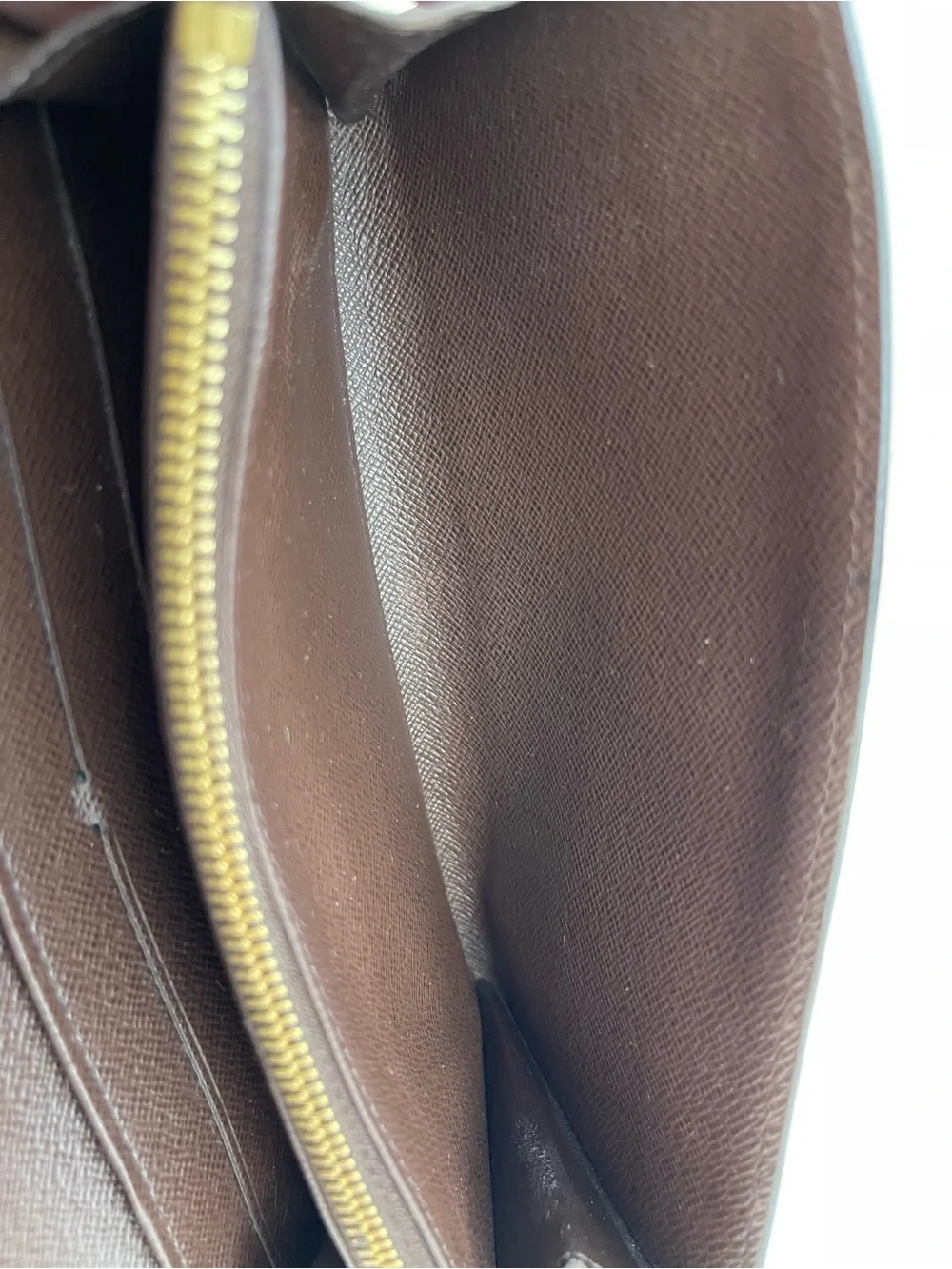 Louis Vuitton Sarah Wallet in Damier Ebene canvas